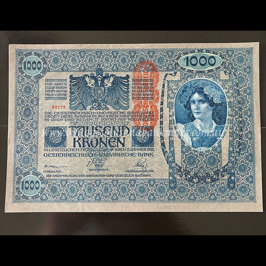 Austria 1902 1000 Kronen UNC
