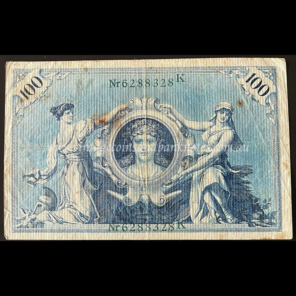 Germany 1908 (1918-22) 100 Mark VG