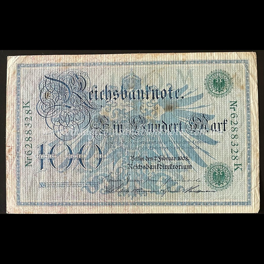 Germany 1908 (1918-22) 100 Mark VG
