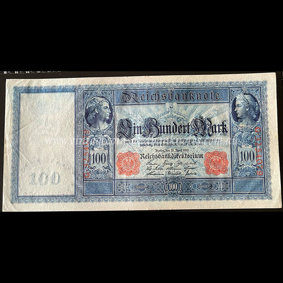 Germany 1910 100 Mark UNC