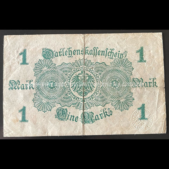 Germany 1914 (1917) Darlehenskassenschein 1 Mark FINE