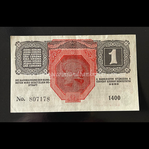 Austria 1916 1 Krone UNC