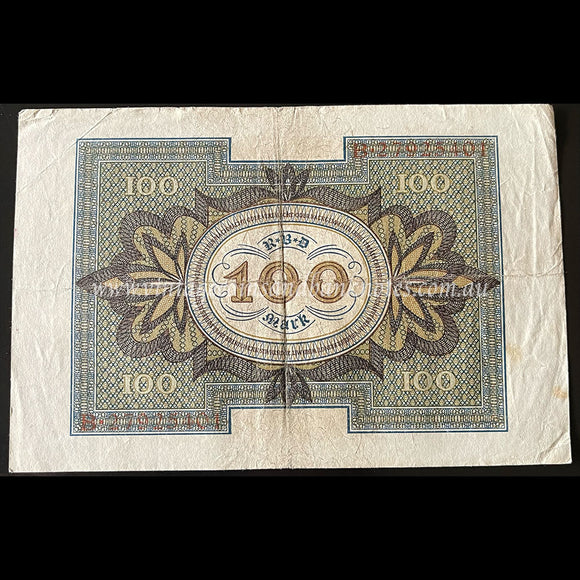 Germany 1920 100 Mark gFINE