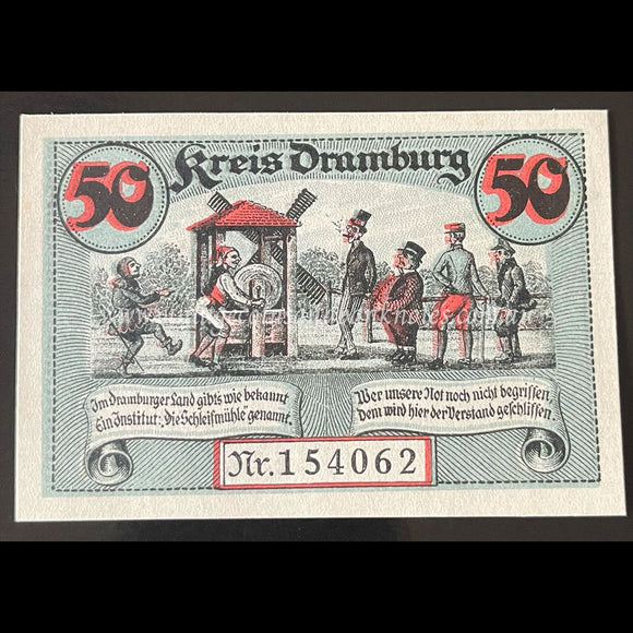 Germany 1920 50 Pfennig - Dramburg Notgeld UNC