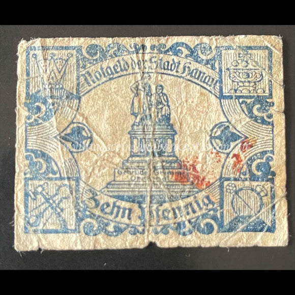 Germany 1920 10 Pfennig - Hanau Notgeld VG Star Note