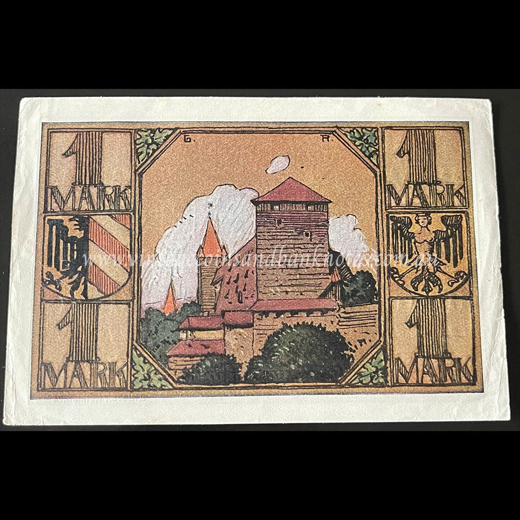 Germany 1921 1 Mark - Nürnberg Notgeld gEF