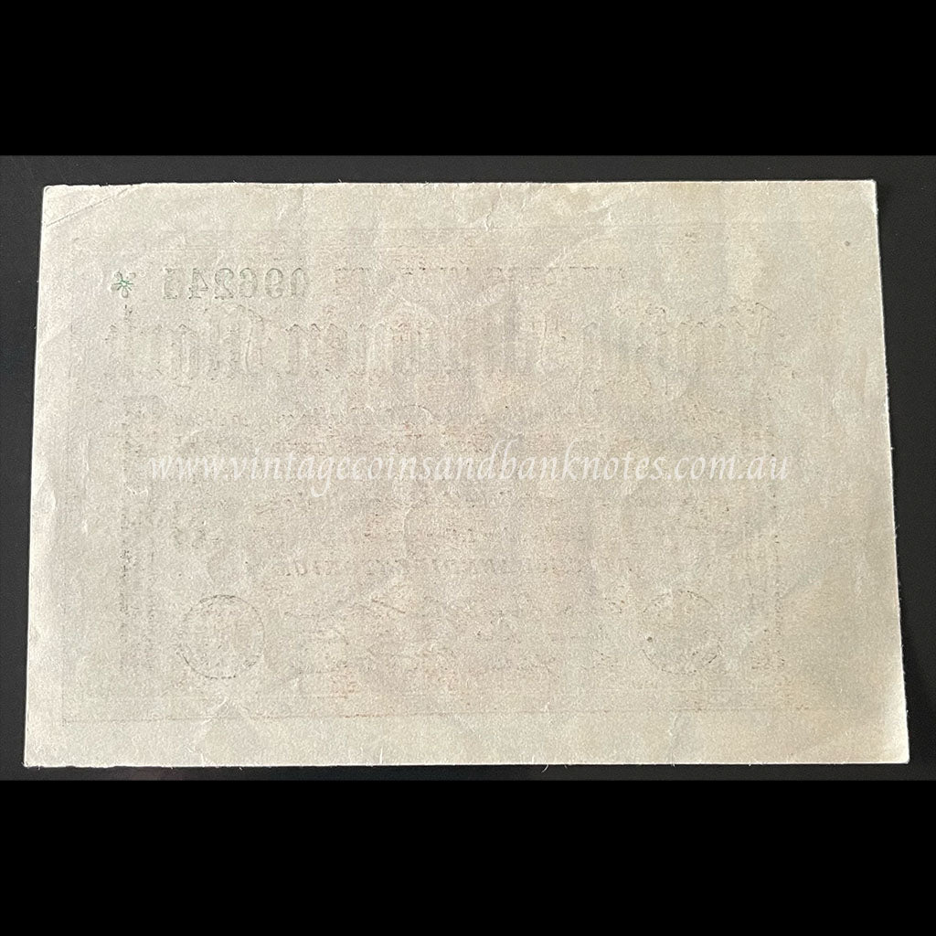 Germany 1923 Reichsbanknote 50 Millionen Mark Star Note aUNC
