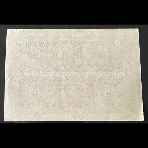 Germany 1923 Reichsbanknote 50 Millionen Mark Star Note aUNC