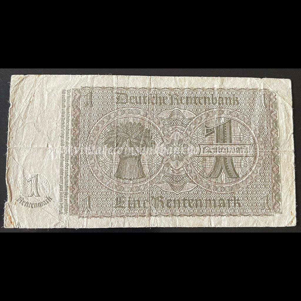 Germany 1937 1 Rentenmark FINE