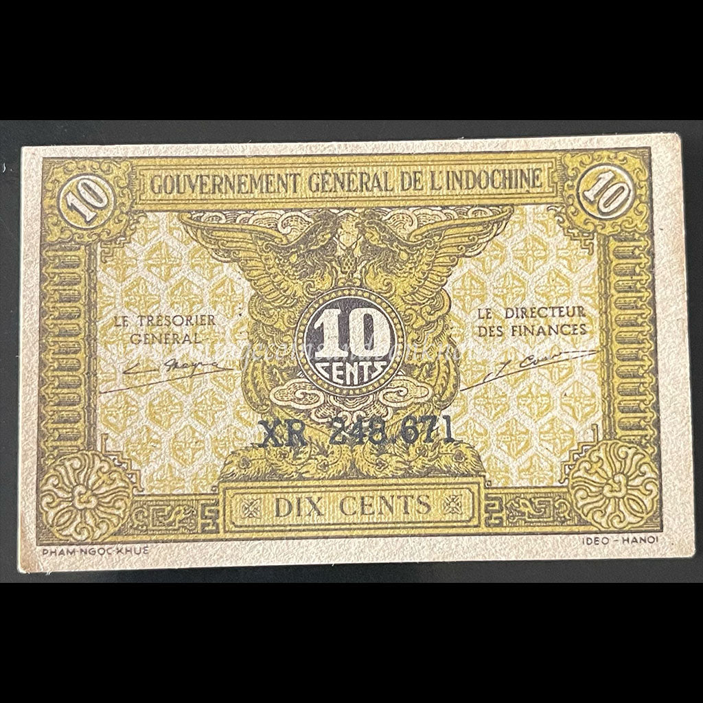 French Indochina ND (1942) 10 Cents UNC