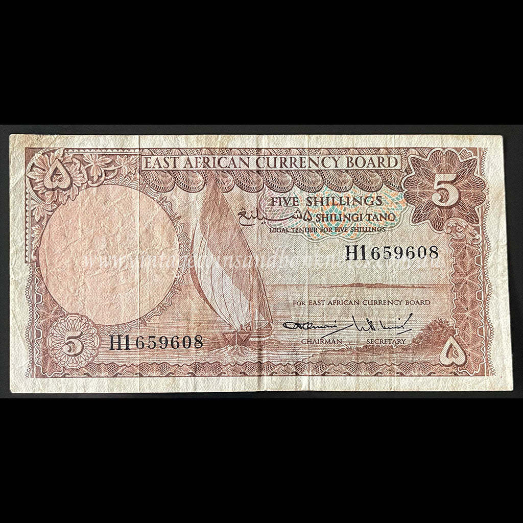 East Africa ND (1964) 5 Shillings gFINE