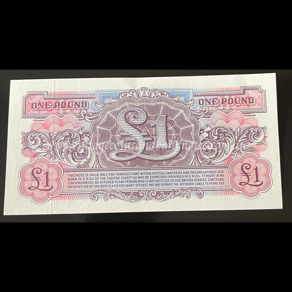 Great Britain Armed Forces ND (1948) 1 Pound Special Voucher UNC