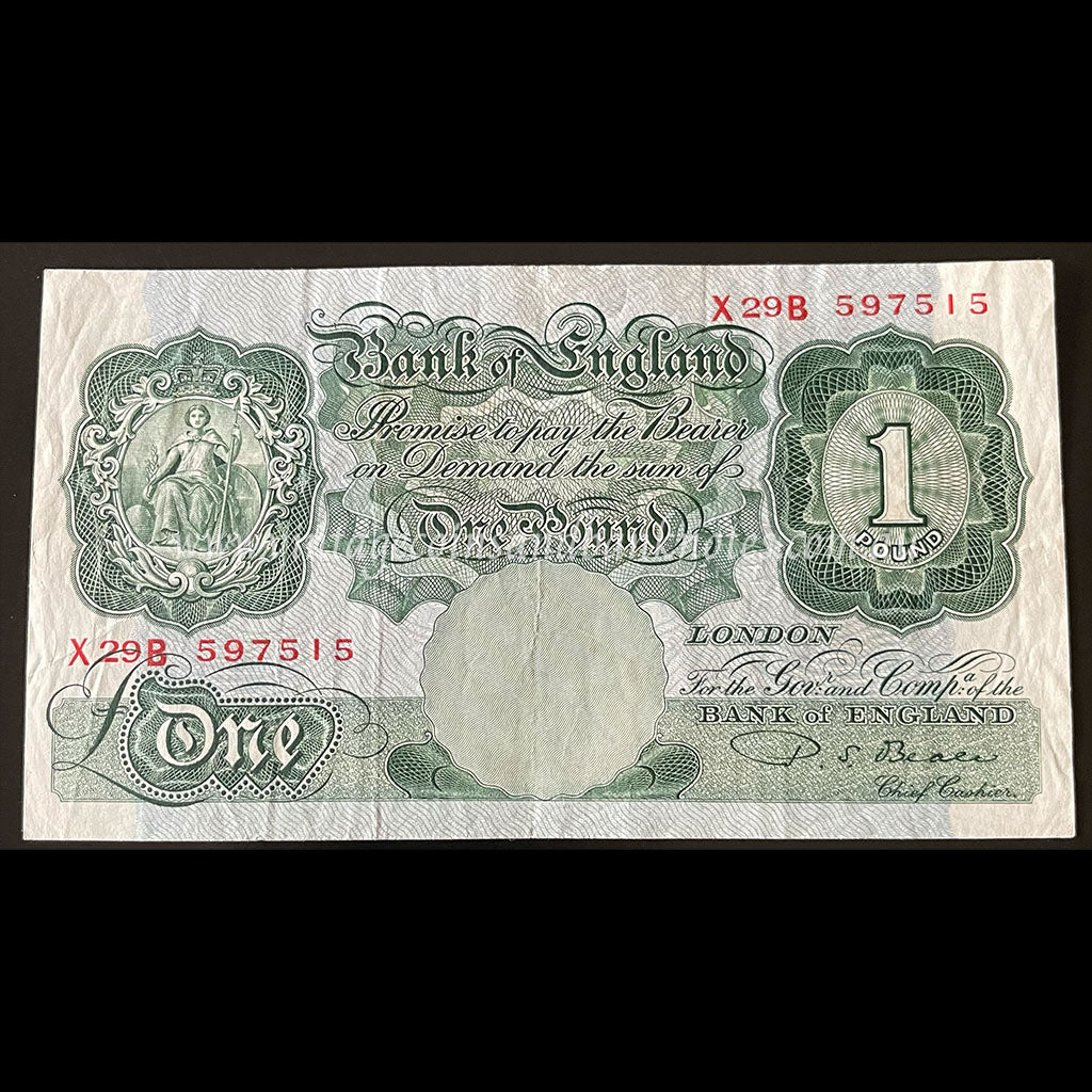 Great Britain ND (1949-55) 1 Pound VF
