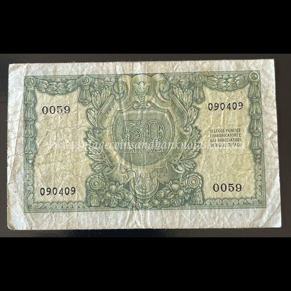 Italy 1951 50 Lire FINE