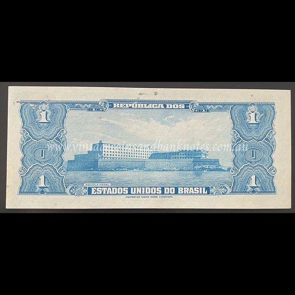 Brazil ND (1954-58) 1 Cruzeiro UNC