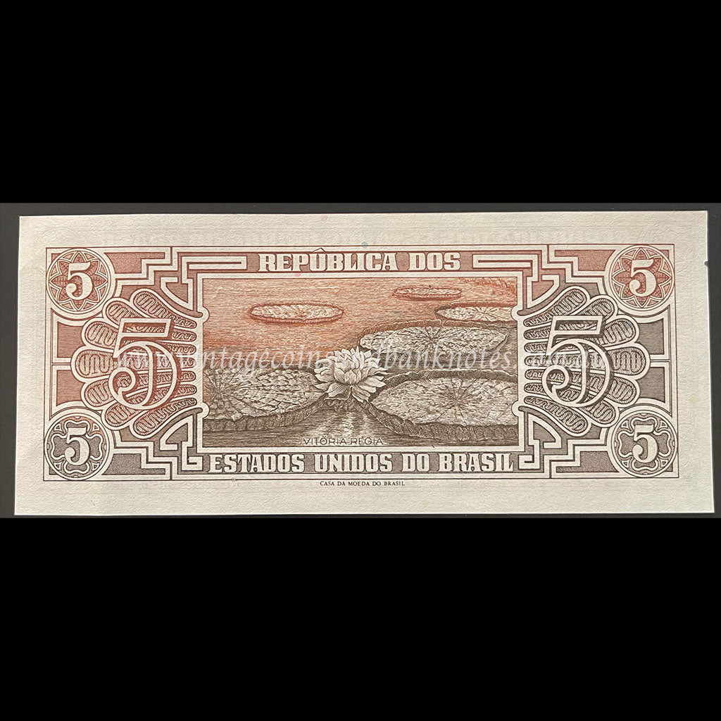 Brazil ND (1961-62) 5 Cruzeiros UNC
