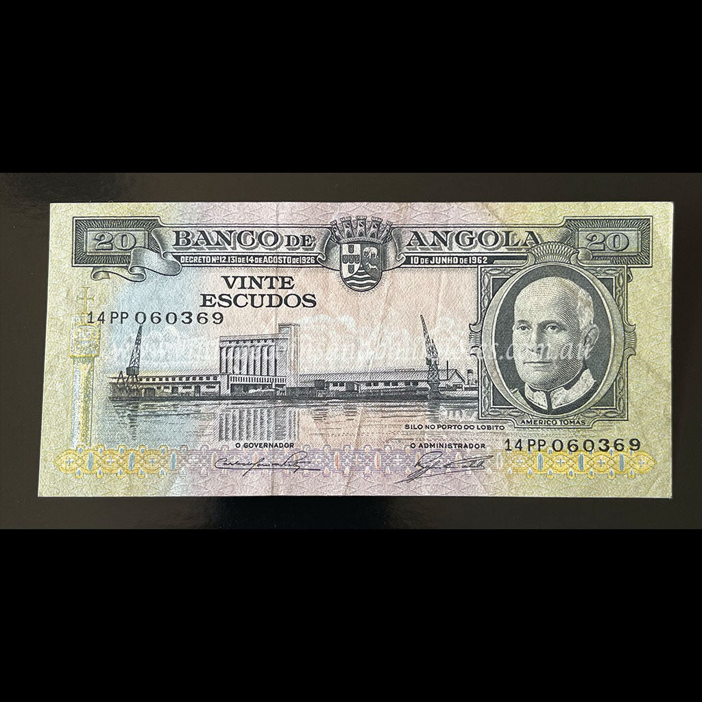 Angola 1962 20 Escudos UNC