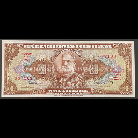 Brazil ND (1962) 20 Cruzeiros UNC