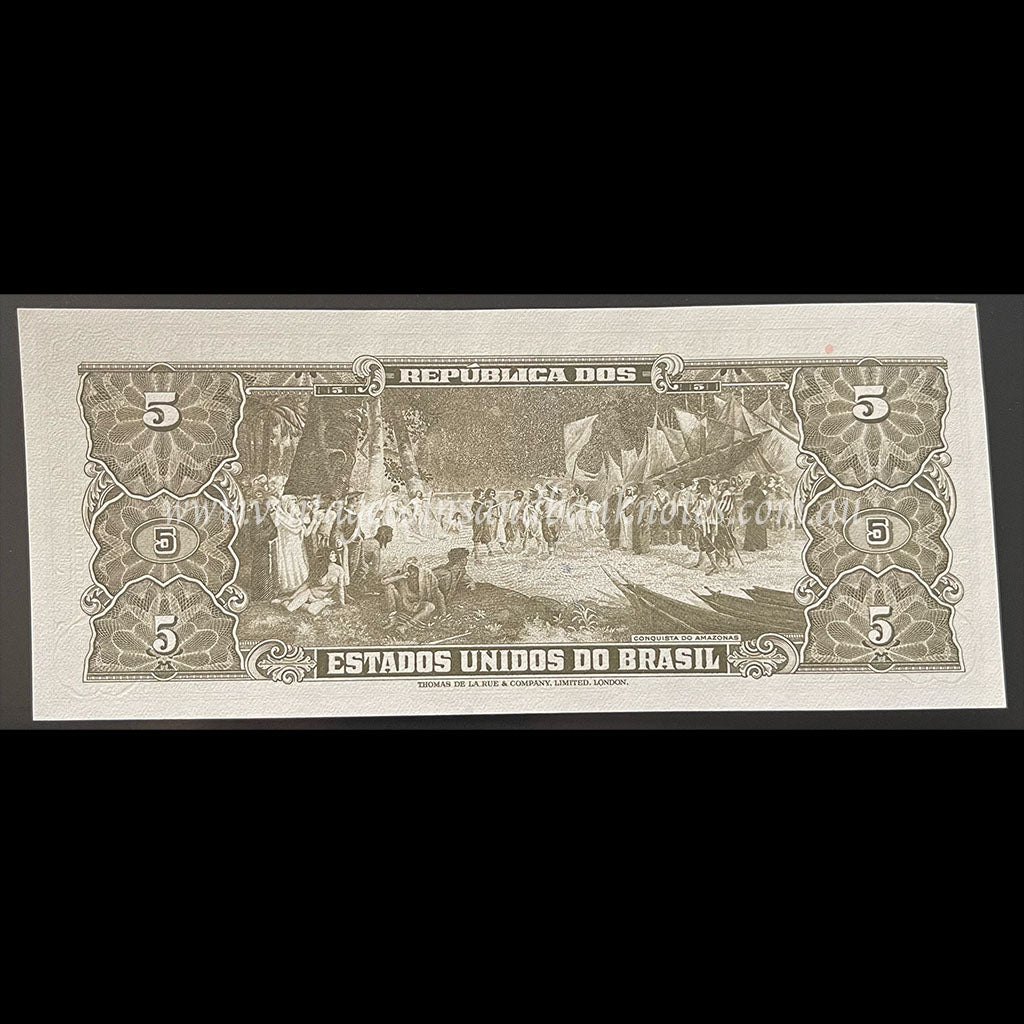 Brazil ND (1962) 5 Cruzeiros UNC
