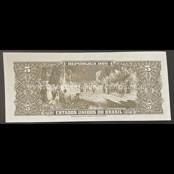 Brazil ND (1962) 5 Cruzeiros UNC