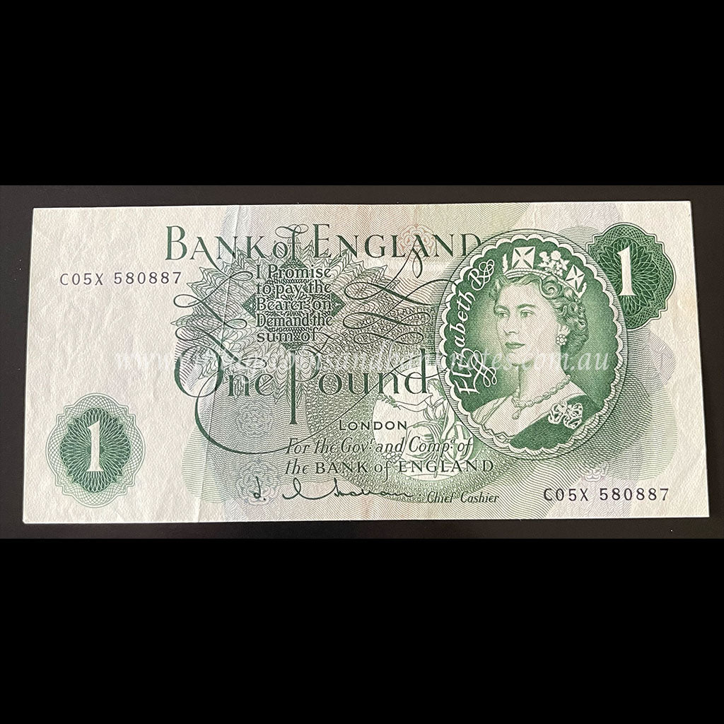 Great Britain ND (1962-66) 1 Pound aUNC