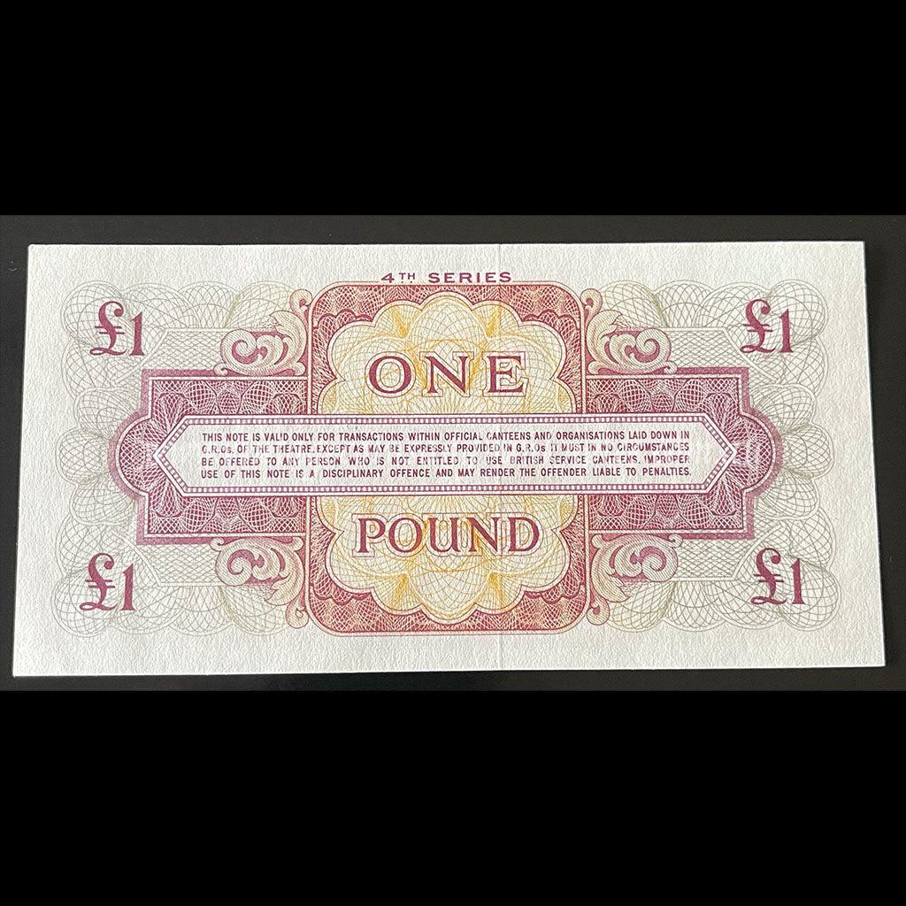 Great Britain Armed Forces ND (1962) 1 Pound Special Voucher UNC