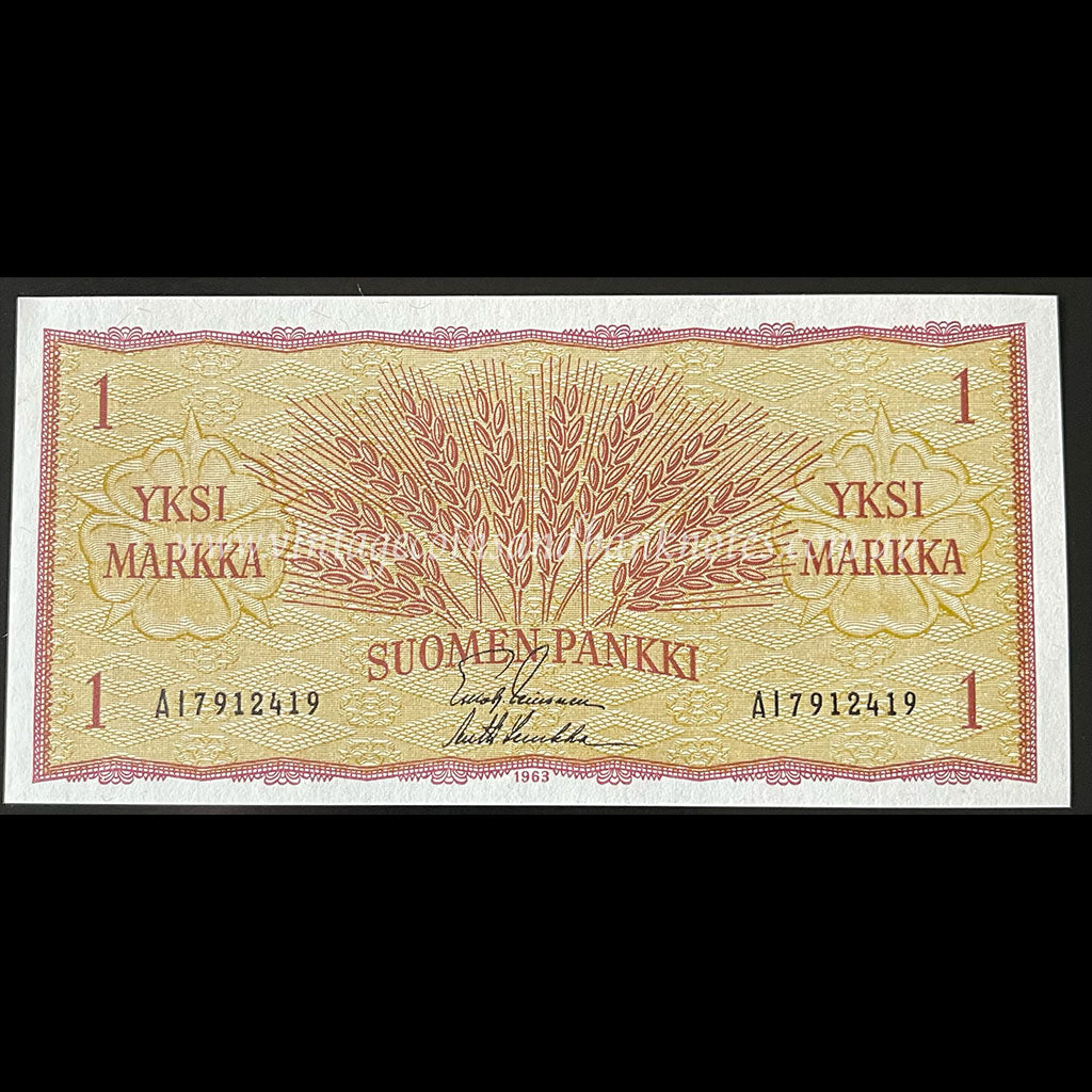 Finland 1963 1 Markka UNC
