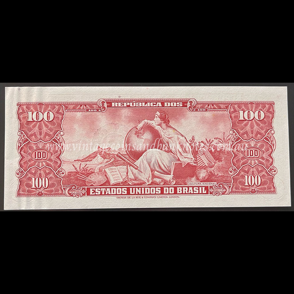 Brazil ND (1966-67) 10 Centavos (on 100 Cruzeiros) EF