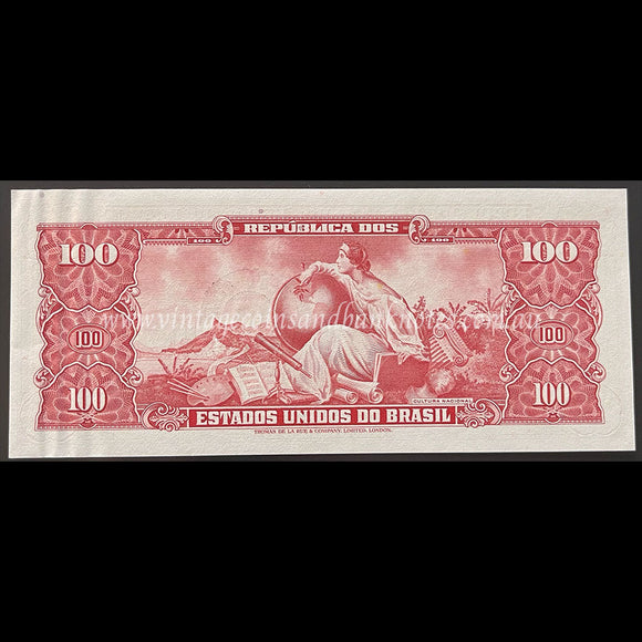 Brazil ND (1966-67) 10 Centavos (on 100 Cruzeiros) EF