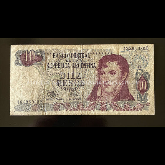Argentina ND (1970-73) 10 Pesos VG