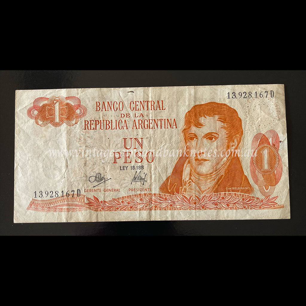 Argentina ND (1970-73) 1 Peso FINE