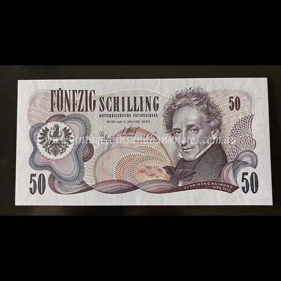 Austria 1970 (1972) 50 Schilling UNC