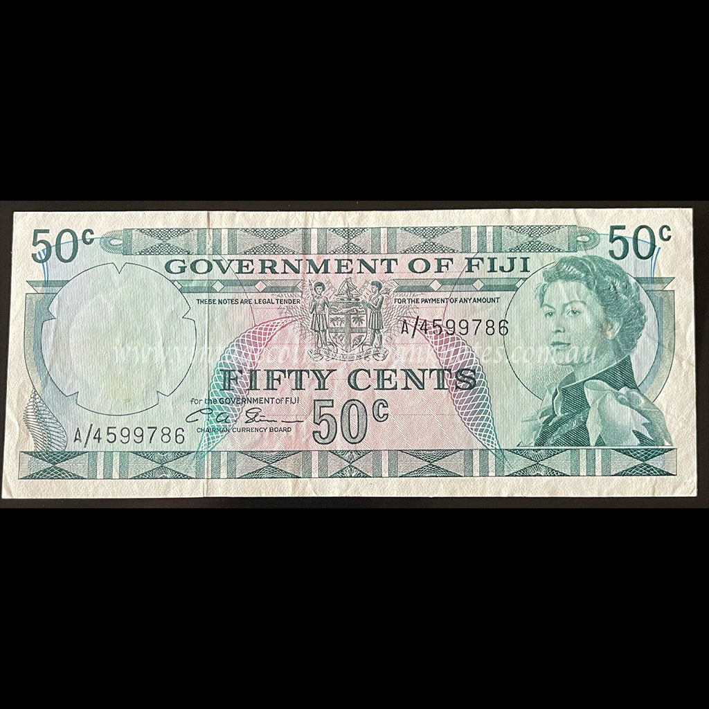 Fiji ND (1971) 50 Cents aUNC