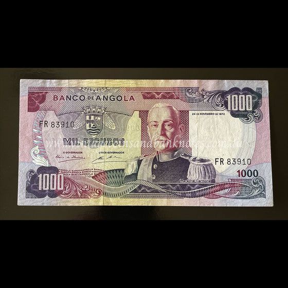 Angola 1972 1000 Escudos UNC