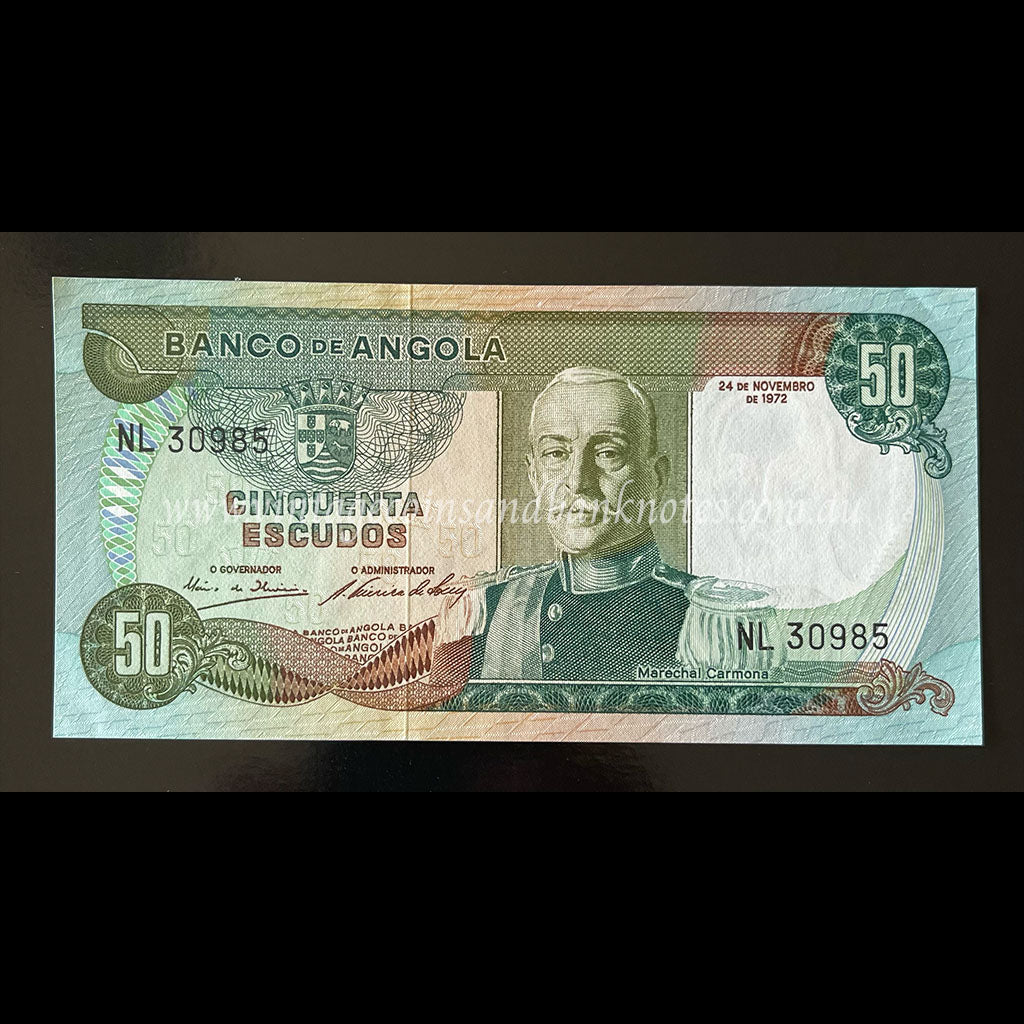 Angola 1972 50 Escudos UNC