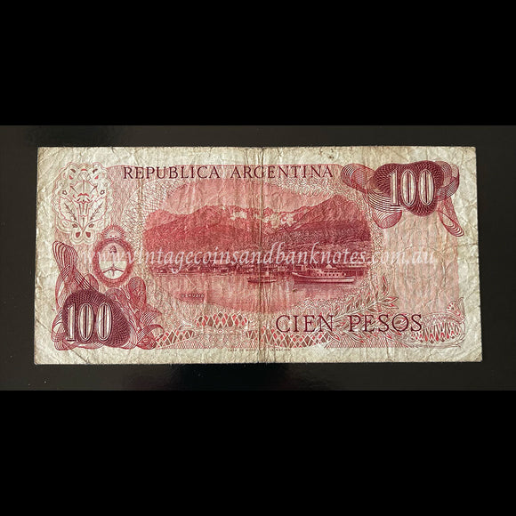 Argentina ND (1976-78) 100 Pesos VG