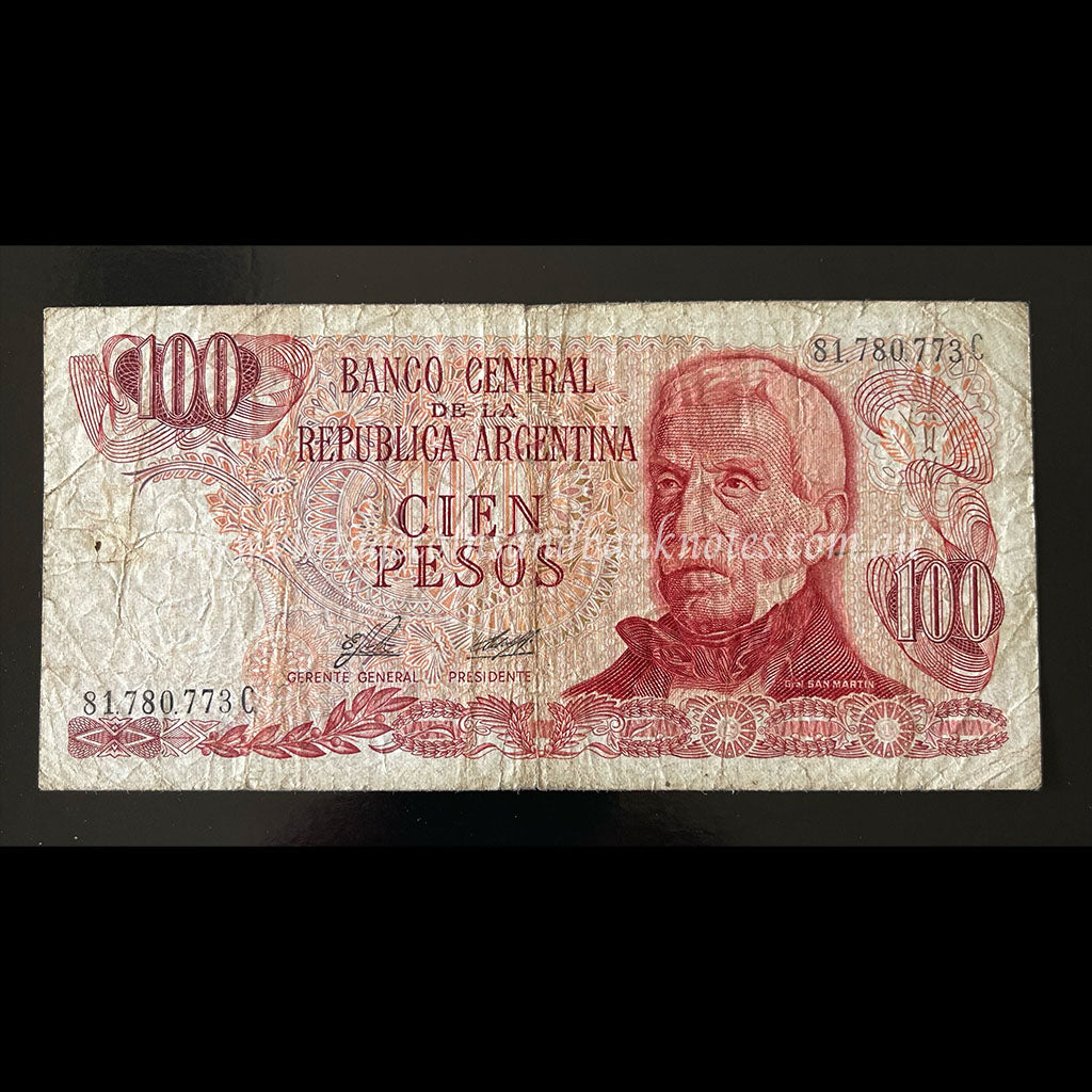 Argentina ND (1976-78) 100 Pesos VG