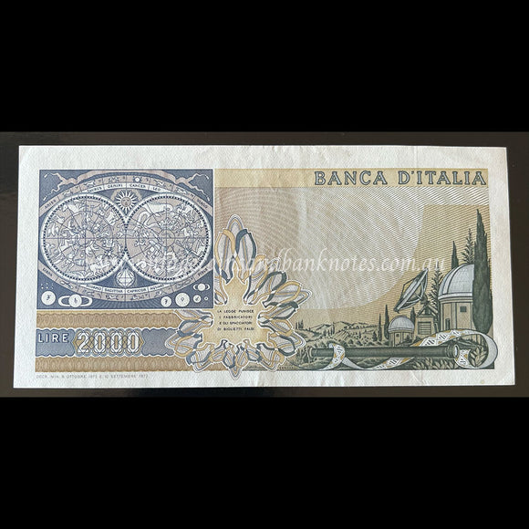 Italy 1973 2000 Lire aUNC