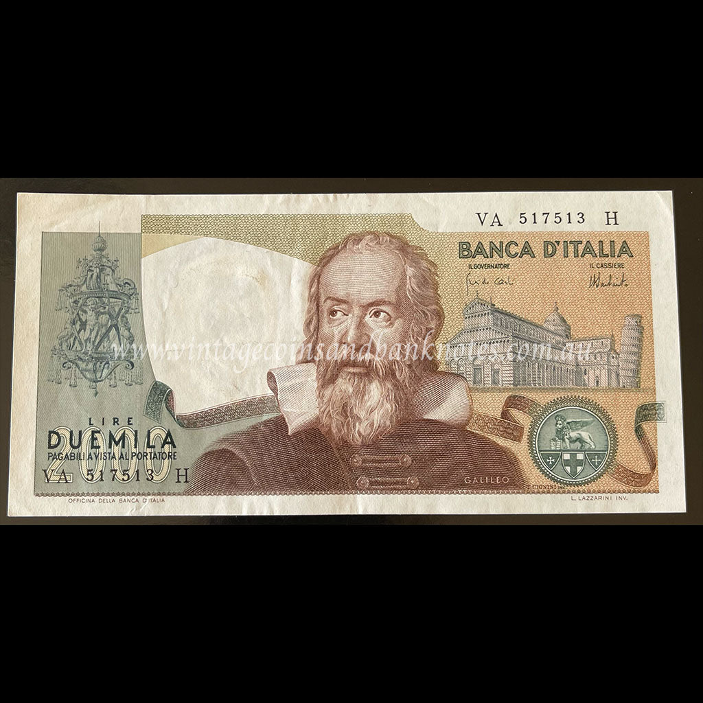 Italy 1973 2000 Lire aUNC