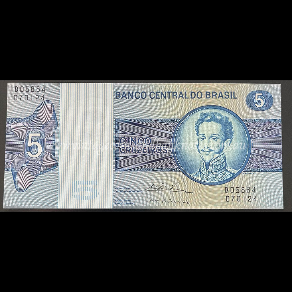 Brazil ND (1974) 5 Cruzeiros UNC
