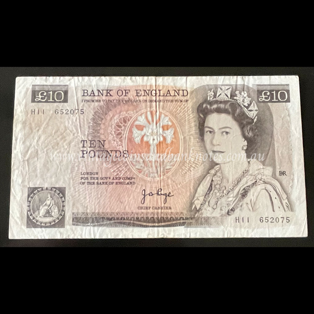 Great Britain ND (1975-80) 10 Pound EF