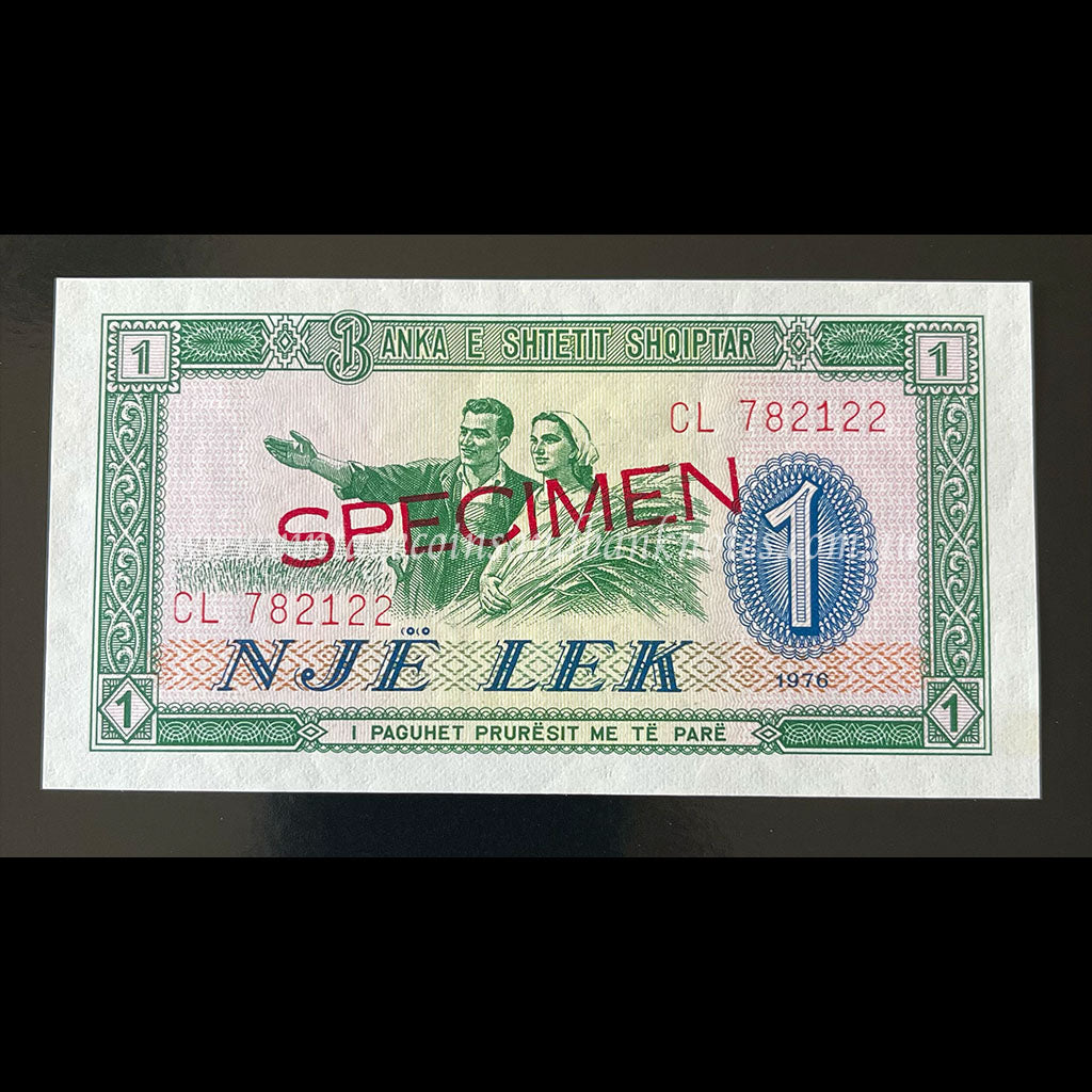 Albania 1976 1 Lek UNC Specimen