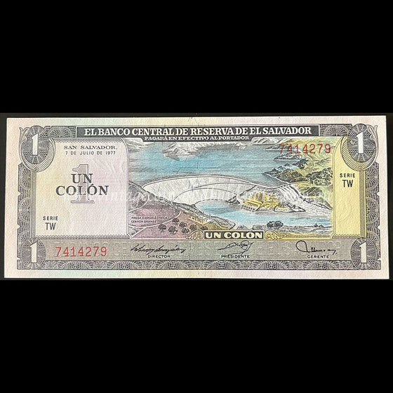 El Salvador 1977 1 Colon UNC
