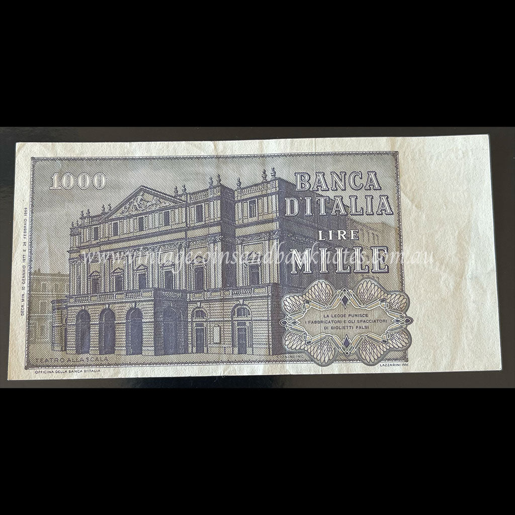 Italy 1977 1000 Lire aUNC