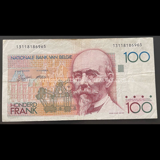 Belgium ND (1978-81) 100 Francs VF