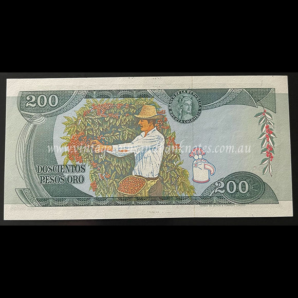 Colombia 1978 200 Pesos Oro UNC