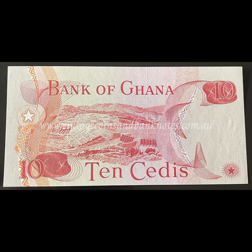 Ghana 1978 10 Cedis UNC