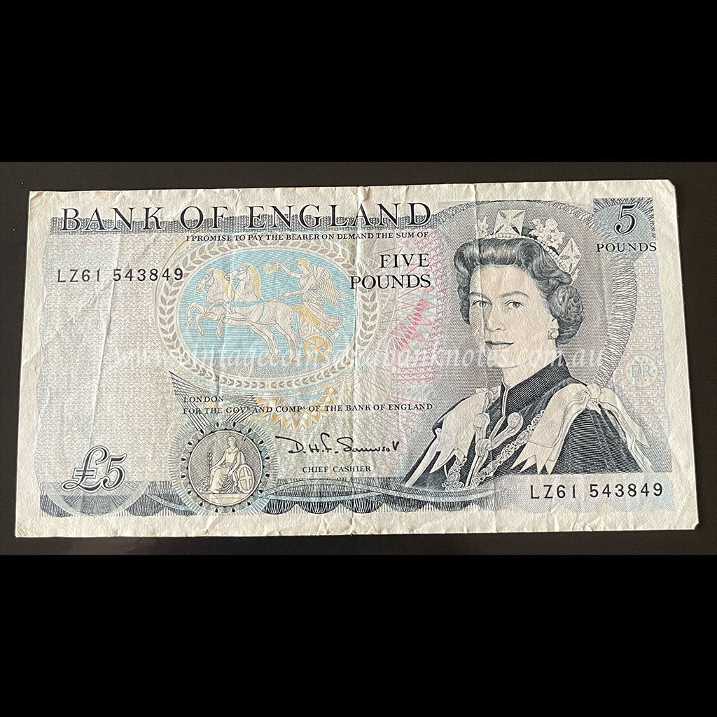 Great Britain ND (1980-87) 5 Pounds EF