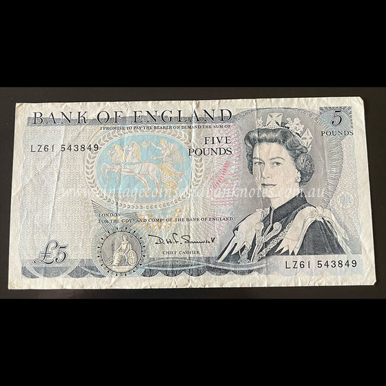 Great Britain ND (1980-87) 5 Pounds EF