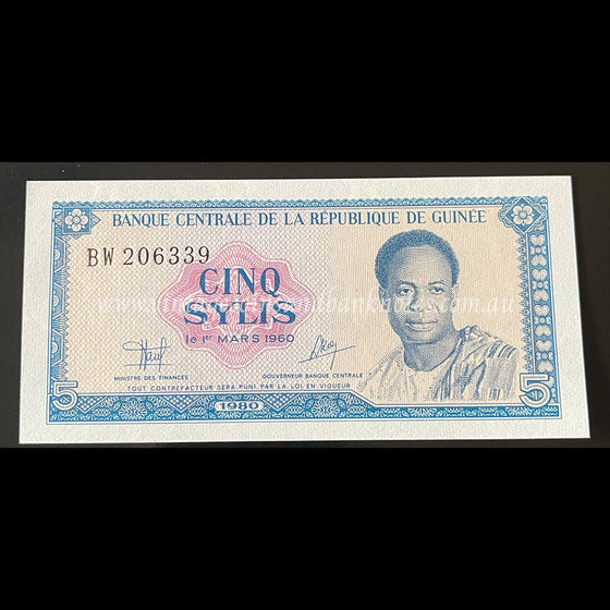 Guinea 1980 5 Sylis UNC